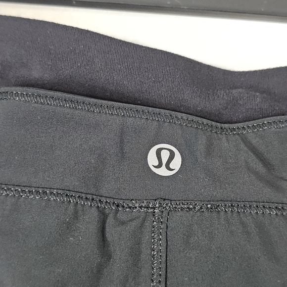 Lululemon Runderful Pants Women Size 4 Water Repellent 2 Layer Swift Rulu Black - Picture 8 of 10